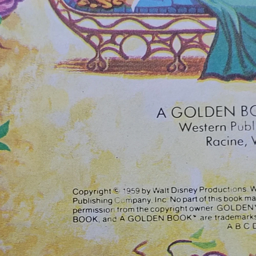 VTG Golden Tell A Tale Books Big Bird Follows Signs & Sleeping Beauty